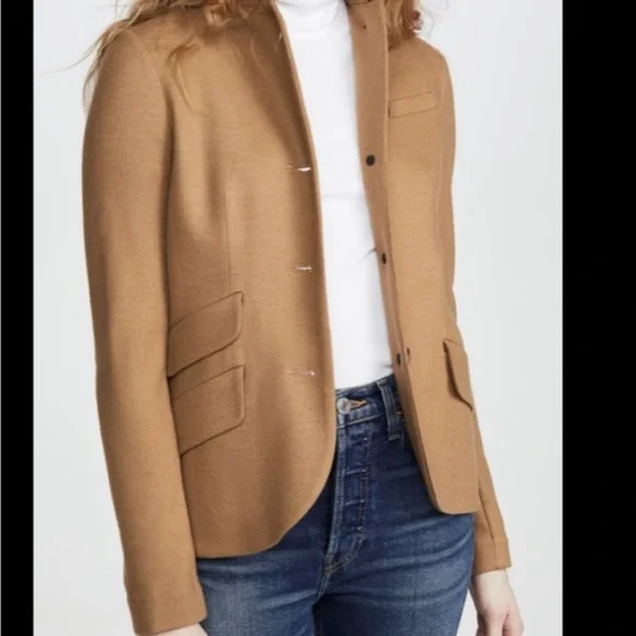 Rag & Bone Slade Wool Blazer - Camel - Picture 2 of 8